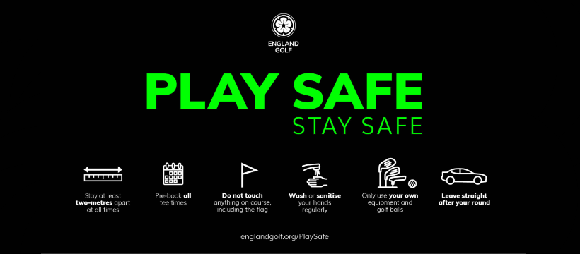 play golf play safe stay safe